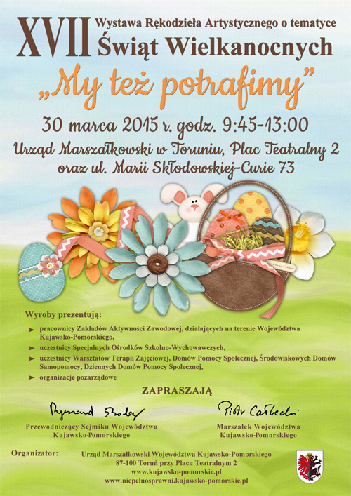 Plakat - Kiermasz Wielkanocny