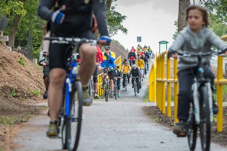 Otwarcie trasy dla rowerzystów z Torunia do Chełmży