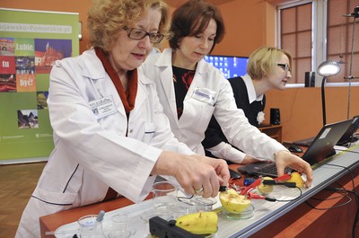 Prezentacja dla nauczycieli w nowoczesnej pracowni dydaktycznej KPCN w Toruniu, fot. Tymoteusz Tymiński