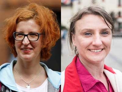 Magdalena Gaca i Aneta Śladewska