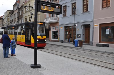 Odnowiona linia tramwajowa w Grudziądzu, fot. Urząd Miejski w Grudziądzu