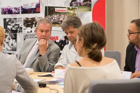 Konferencja prasowa na temat obchodów wydarzeń sierpniowych 1980 roku, fot. Szymon Zdziebło