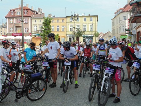 Rajd rowerowy w Żninie