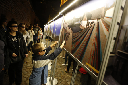 Wystawa „Przestrzenie Kujawsko-Pomorskie 3D” podczas festiwalu Bella Skyway, fot. Mikołaj Kuras