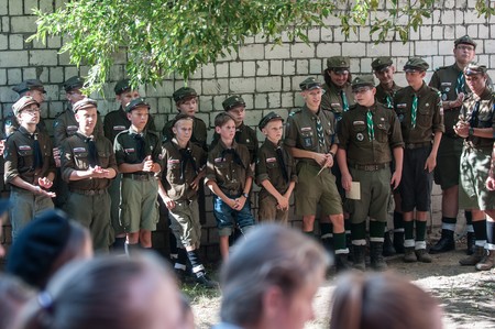 Uroczyste otwarcie harcówki ZHR w Bydgoszczy, fot. Tymon Markowski