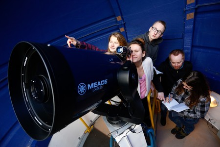 Obserwacje w Astrobazie Kopernik, fot. Mikołaj Kuras