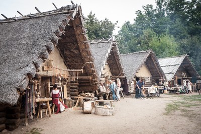 Festyn Archeologiczny w Biskupinie, fot. Andrzej Goiński