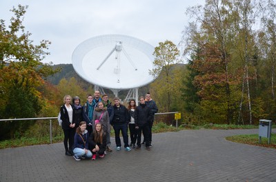 Radioteleskop w Effelsbergu, fot. M. Sanocka