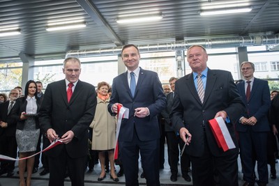 Prezydent Duda w Szpitalu Jurasza, fot. Tymon Markowski