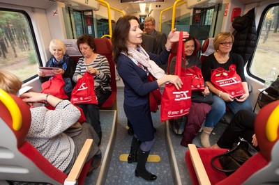 Przejazd promocyjny BiT City, 19 października 2015, fot. Andrzej Goiński