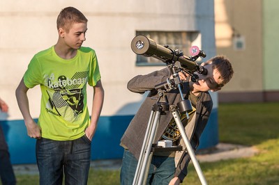 „Odkrywamy planety”, zajęcia w Gniewkowie pow. inowrocławski, fot. Szymon Zdziebło/tarantoga.pl