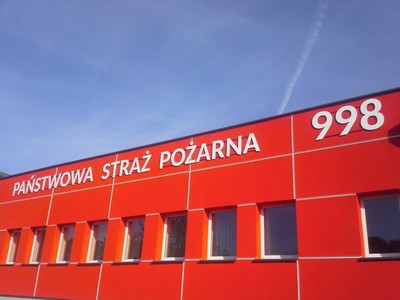 Odnowiona komenda powiatowa PSP w Lipnie, fot. z arch. PSP Lipno