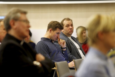 Spotkanie dla przedstawicieli organizacji pozarządowych poświęcone idei RLKS, które odbyło się 9 listopada 2015 roku, fot. Mikołaj Kuras