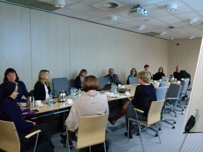 uczestnicy szkolenia superwizyjnego, 19 listopada 2015 r. , fot. Biuro Wsparcia Rodziny i Przeciwdziałania Przemocy