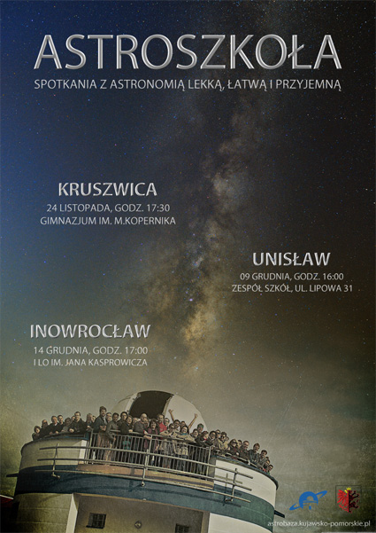 Astroszkoła - plakat