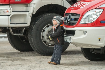 Dzień otwarty w strażackim centrum szkoleniowym w Łubiance, fot. Szymon Zdziebło/tarantoga.pl