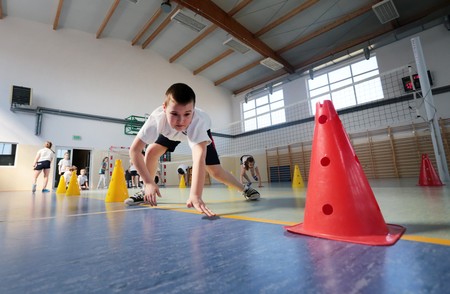 Hala sportowa pryz Zespole Szkół w Smólniku (gmina Włocławek), fot. Jacek Smarz