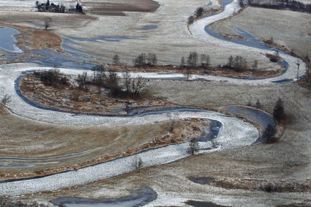Zamarznięta rzeka, zdj. D.Pach