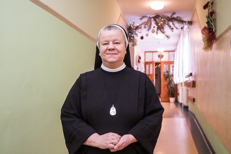 Siostra dyrektor Małgorzata Kwiatkowska, fot. Andrzej Goiński