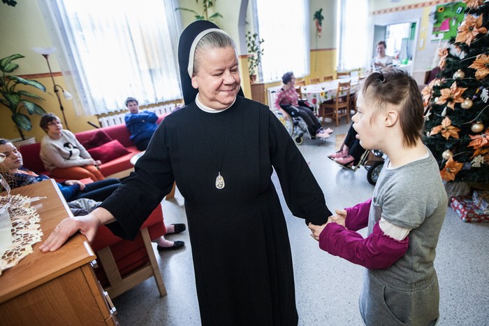 Siostra dyrektor Małgorzata Kwiatkowska, fot. Andrzej Goiński