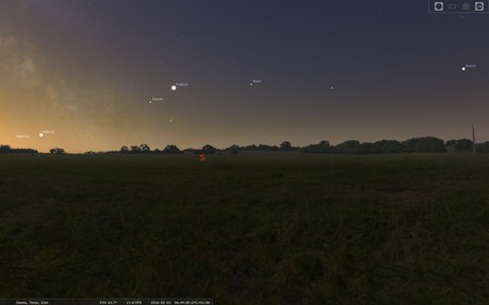 Mapka nieba 3 lutego 2016