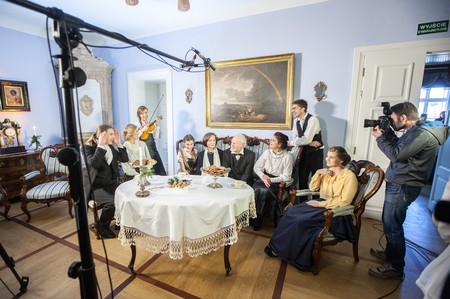 Salon dworu w Kłóbce, fot. Andrzej Goiński