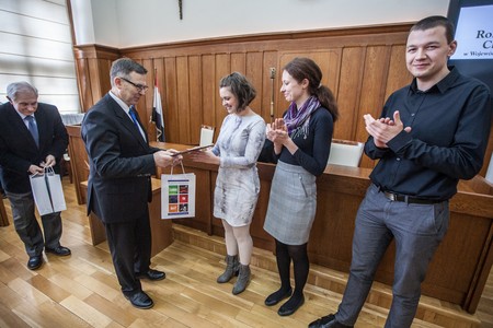 Wręczenie nagród zwycięzcom, fot. Andrzej Goiński