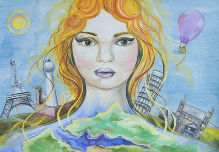 Jedna z prac prezentowanych na wystawie „Siostry, mamy, bacie, koleżanki” w GiOPTD