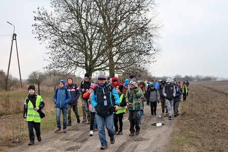 X Pieszy Rajd Szlakiem Powstańców Wielkopolskich walczących o Złotniki Kujawskie, fot. Oddział PTTK w Inowrocławiu
