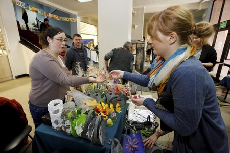 Wystawa rękodzieła osób niepełnosprawnych „My też potrafimy”, fot. Mikołaj Kuras