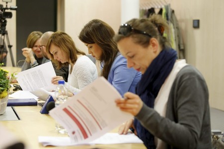 Konferencja prasowa marszałka województwa, 23 marca 2016, fot. Mikołaj Kuras