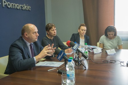 Konferencja prasowa na temat lokalnych grup działania, fot. Szymon Zdziebło