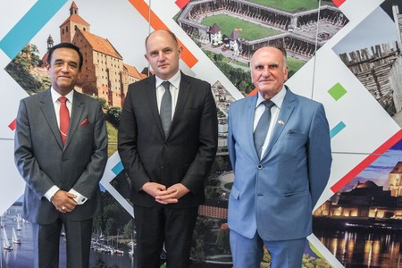 Wizyta ambasadora Republiki Peru Alberta Salasa Barahony, fot. Andrzej Goiński/UMWKP