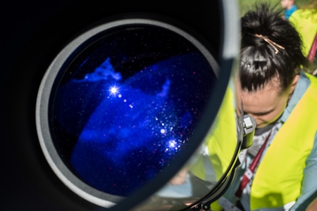 Astrofestiwal pod hasłem „Dotknij planet” w Bydgoszczy, fot. Tymon Markowski