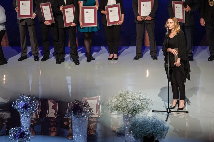 Kategoria: Kultura – Katarzyna Jaworska, dyrektor Międzynarodowego Festiwalu Filmowego Tofifest wraz z zespołem: Piotr Kazanecki, Michał Naleśniak, Marta Pisarska, Żaneta Sarnecka, Szymon Zdziebło, fot. Andrzej Goiński/UM WK-P Kategoria: Kultura – Katarzyna Jaworska, dyrektor Międzynarodowego Festiwalu Filmowego Tofifest wraz z zespołem: Piotr Kazanecki, Michał Naleśniak, Marta Pisarska, Żaneta Sarnecka, Szymon Zdziebło, fot. Andrzej Goiński/UM WK-P