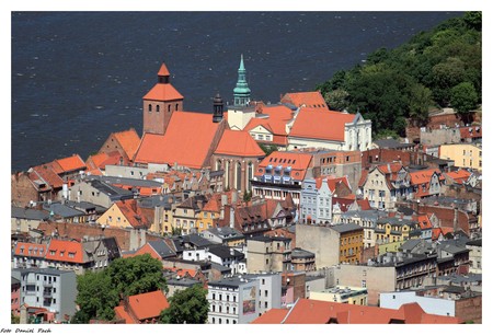 Grudziądz z lotu ptaka, fot. Daniel Pach
