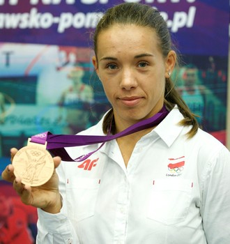 Wśród sportowców z regionu, którzy wystąpią w Rio jest brązowa medalistka igrzysk w Londynie Magdalena Fularczyk-Kozłowska, fot. Andrzej Goiński