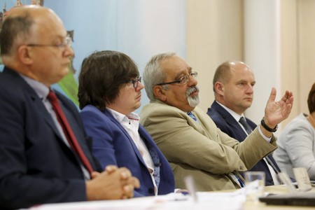 Konferencja prasowa nt. projektów związanych z budową publicznej akademickiej infrastruktury badawczo-rozwojowej, fot. Mikołaj Kuras