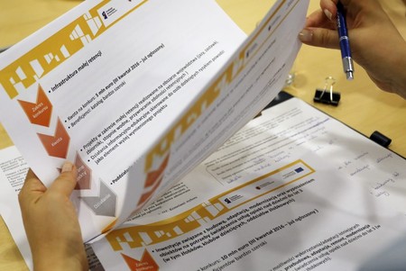 Konferencja prasowa marszałka województwa na temat wdrażania RPO, fot. Mikołaj Kuras