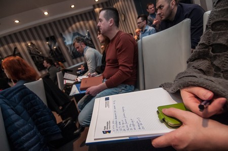 Jedno ze spotkań informacyjnych z cyklu „Środa z funduszami”, fot. Tymon Markowski