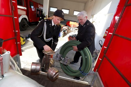 OSP w Pokrzydowie (gmina Zbiczno, powiat brodnicki), fot. Mikołaj Kuras