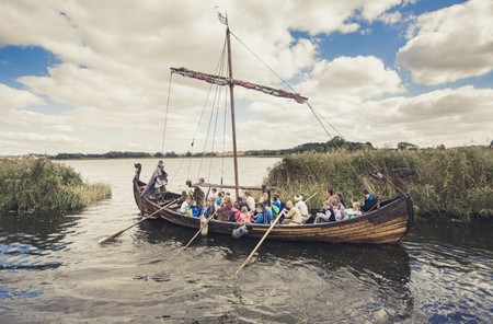 XXII Festyn Archeologiczny w Biskupinie pt. „BISKUPIN ARCHEO - FASHION WEEK”, fot. Andrzej Goiński