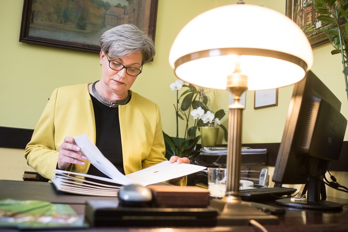 Dyrektor Centrum Pulmonologii Mariola Brodowska, fot. Tymon Markowski