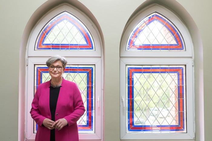 Dyrektor Centrum Pulmonologii Mariola Brodowska, fot. Tymon Markowski