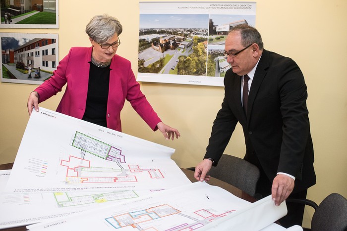 Dyrektor Centrum Pulmonologii Mariola Brodowska, fot. Tymon Markowski