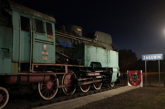 Biała Lokomotywa w Łazieńcu, fot. Justyna Rojek dla UG Aleksandrów Kujawski