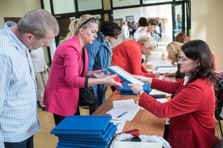 Ogólnopolska konferencja dla nauczycieli, pedagogów i psychologów pod hasłem „Rożne sposoby radzenia sobie z przejawami trudnych zachowań uczniów, w tym zachowań agresywnych” organizowana przez ZS nr 33 w Bydgoszczy, fot. Tymon Markowski