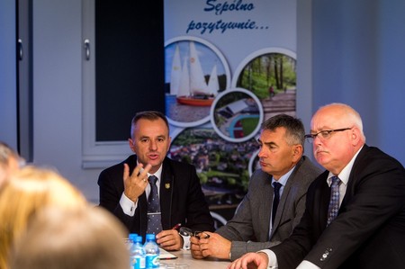 Spotkanie z samorządowcami w Inkubatorze Przedsiębiorczości w Sępólnie Krajeńskim, fot. Tymon Markowski