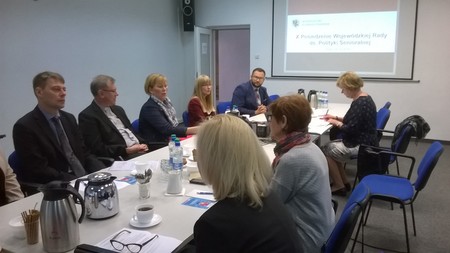 X posiedzenie WRdsPS, fot.: Materiały własne Departamentu Spraw Społecznych i Zdrowia