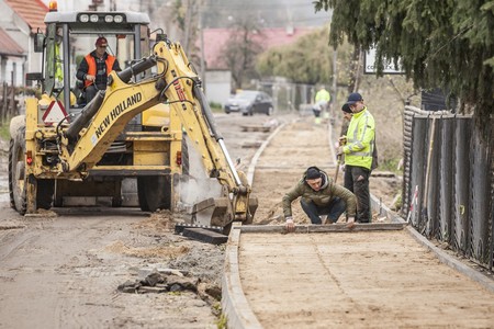 Przebudowa ul. Toruńskiej w Golubiu-Dobrzyniu, fot. Andrzej Goiński
